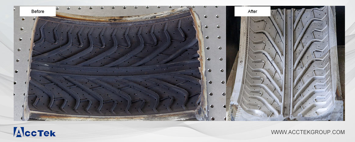 激光清洗輪胎模具 激光清洗輪胎模具