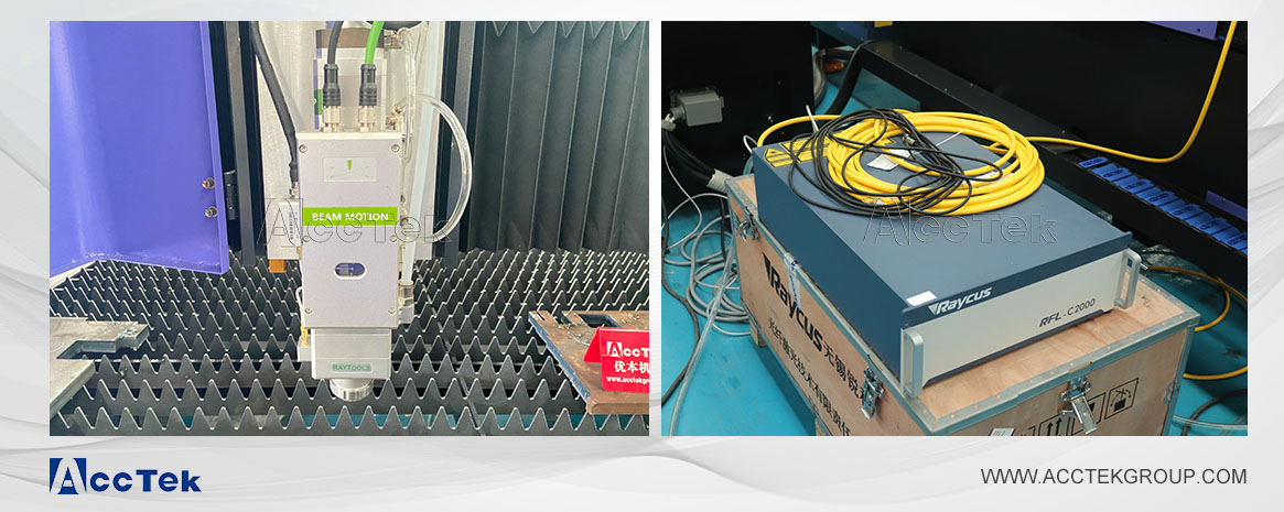 自動對焦切割頭和銳科激光發(fā)生器 自動對焦切割頭和銳科激光發(fā)生器